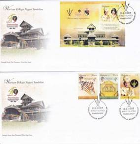 First Day Cover Warisan Negeri Sembilan Msia 2007