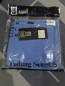 All New tudung sekolah biru pengawas