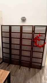 four-panel folding partition