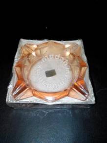 LUMINARC ROSALINE JG DURAND ASHTRAY FRANCE 11.5 cm