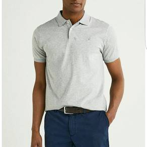 Hackett London Grey Polk T-shirt