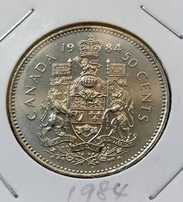 Canada 50 cents 1984 (Kod : A0822)