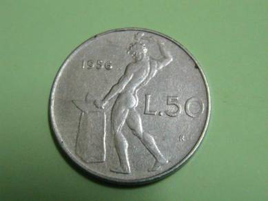 Italy 50 Lire 1956