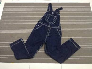 BROWNY OVERALL denim MAX W 34-37 Made in JAPAN