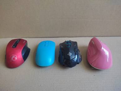 4x Wireless Mouse – Battery Type + Rechargeable