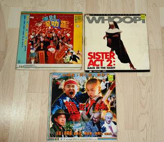 LD laser disc Movie x 3
