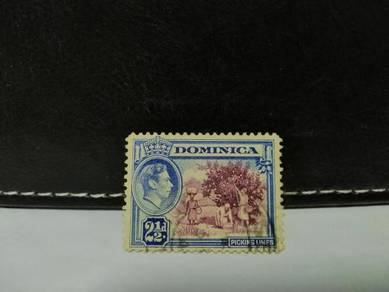 1938 Dominica Stamp Picking Limes Agriculture