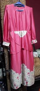 Jubah Pink - M Size (Pit to Pit : 17 Inch)