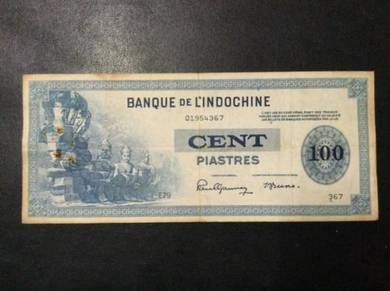 French Indo-China 100 Piastres 1945