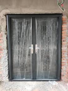 Security Door with 10 Lock System