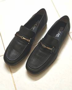 Laurel black leather Lofer 