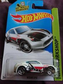 Hotwheels Nissan 370Z Fairlady Z GReddy white
