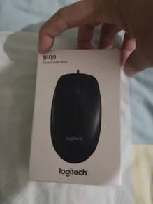 Logitech B100 Full-size Corded USB Optical Mouse