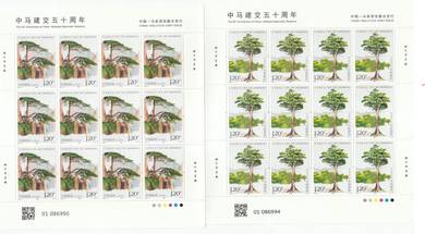 Mint Stamp Sheet 50 Diplomatic China Version 2024