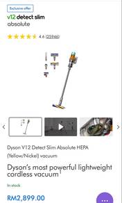 Dyson V12 Detect Slim Absolute warranty til 6.2027