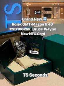 Rolex GMT- MasterII Bruce Wayne 126710GRNR 2026/8