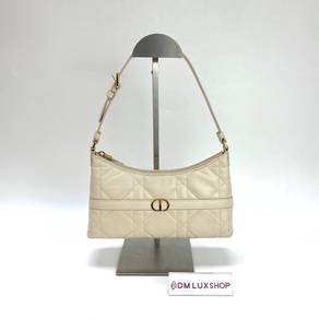 Preloved Dior White Miss Caro Mini Hobo Bag