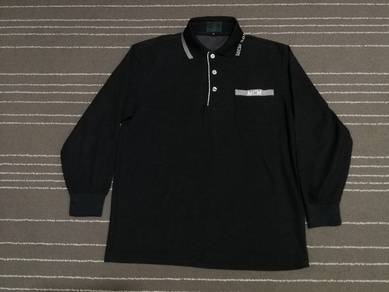 MCM GOLF long sleeve polo tee M