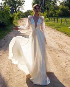 White sexy wedding bridal dress gown RB1826