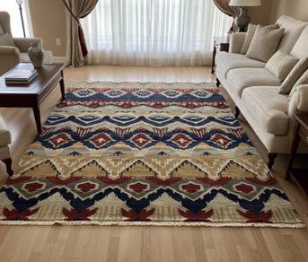 Vintage Tabriz rug 9x5 feet