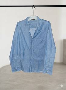 Lightweight Denim Long-Sleeve Shirt