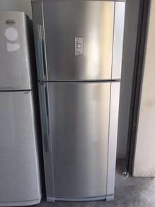 Fridge Ais Refrigerator Sejuk Sharp Peti 2 Pintu