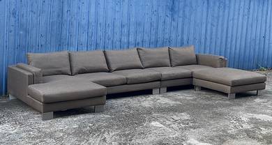 Branded MIVA L Shape Sofa 14”5 ft / Sofa L