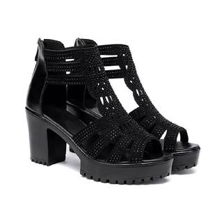 Heel Sandal - Black