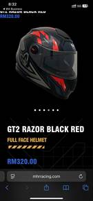 Original Unused MHR Razor Red Black