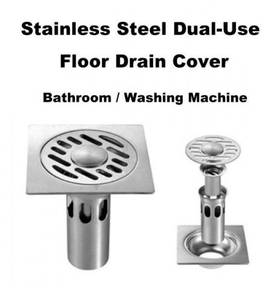 10*10cm Stainless Steel Dual Use Floor Drain Cover
