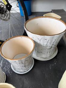 modern flower pot