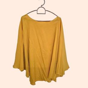 Mustard Short Woman Kaftan