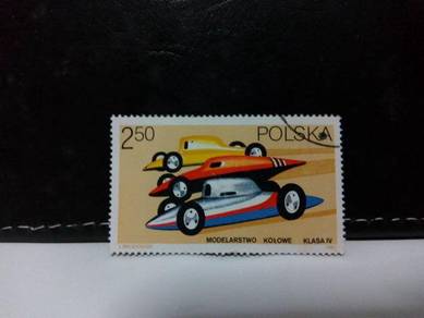 1981 Poland Stamp, Car Models