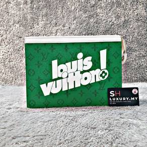 Louis Vuitton Green Monogram Voyage Clutch