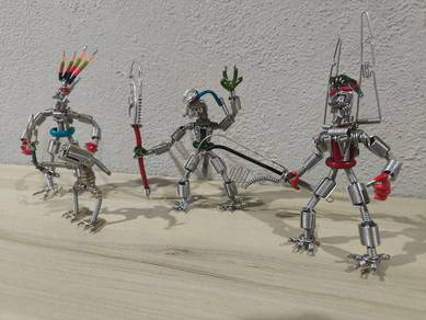 Handmade Metal Wire Art Robot
