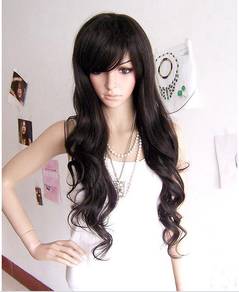 women hair wigs rambut palsu panjang curly wanita