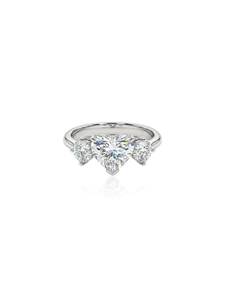 750 WHITE GOLD RiNG DIAMOND LOVE SHAPE (EC00190WGR