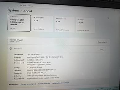 Msi Gf63 Thin 9rcx Gaming Laptop