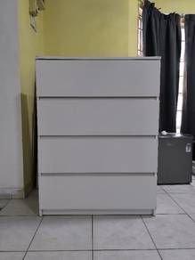 White 4 Drawer Dresser Chest