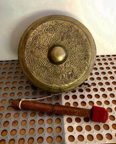 Antique Brass Gong