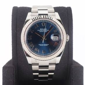 Brand New Aug 2026 Rolex Datejust 41 Bright Blue