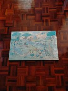 1000 pieces framed jigsaws puzzle 🧩