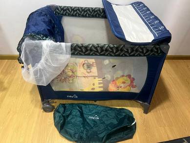 Secondhand baby travel cot portable bed