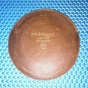 Vintage 1941 Mazdalux Lighting Estimator
