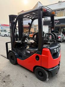 toyota forklift 1.5ton 8fg15 （ LPG/Petrol ）