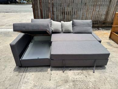 (IKEA) Storage L Sofa Bed 3 Seater