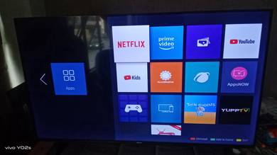 Hisense smart tv 4k 55inch good condition ada warr