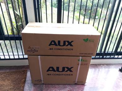 Aircond Inverter Aux 1hp siap pasang E27