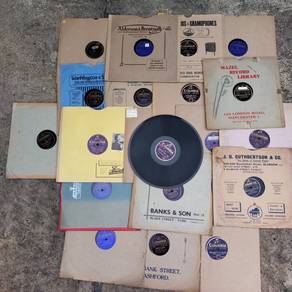 LOT20PC 78rpm 12" Columbia Gramophone Record Antik