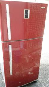 Fridge Refrigerator Red Peti Ais Freezer Samsung